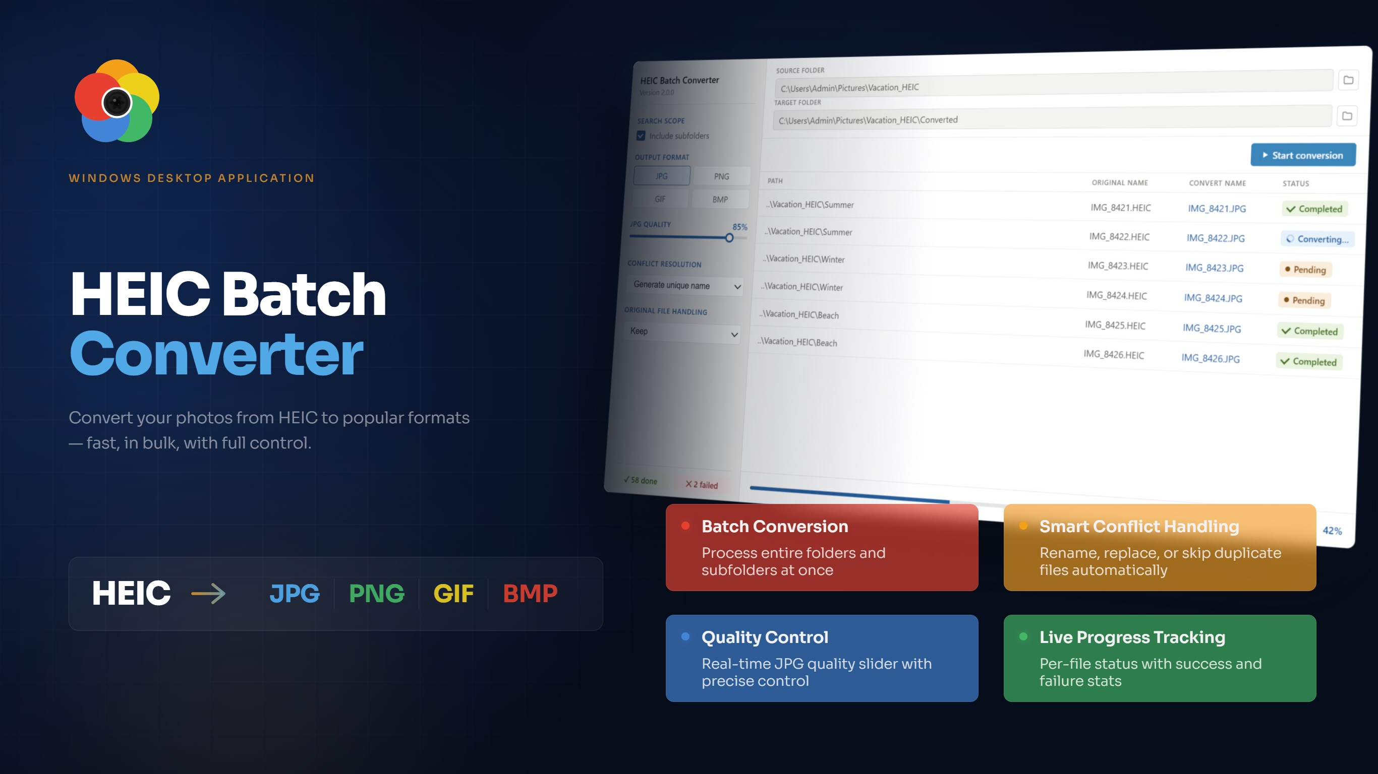 HEIC to JPG Batch Converter
